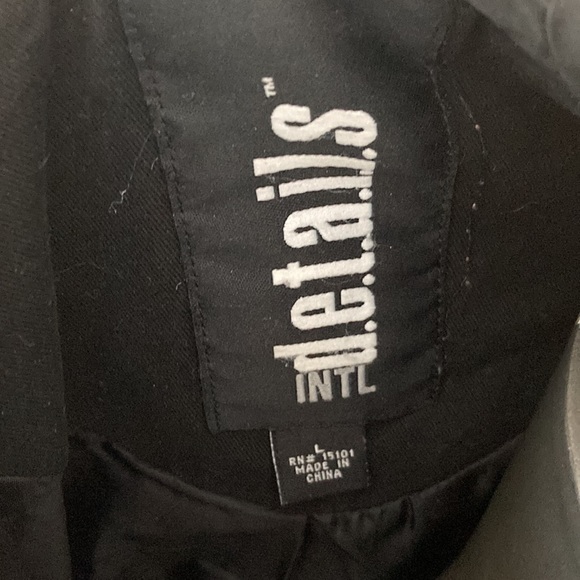 DETAILS intl hooded anorak coat zip Front cotton. Perfect. - Picture 8 of 8